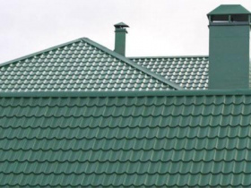 Металлочерепица 0,4х1,15х2,2м зеленый мох