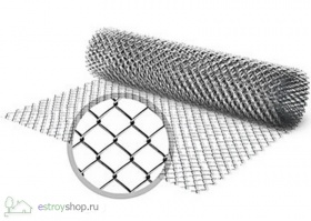 Сетка рабица УРАЛСИБТРЕЙД 25х25мм. 1,5х10м. оцинк.
